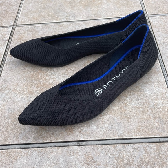 Rothy’s The Point black size 7.5 - Picture 1 of 11